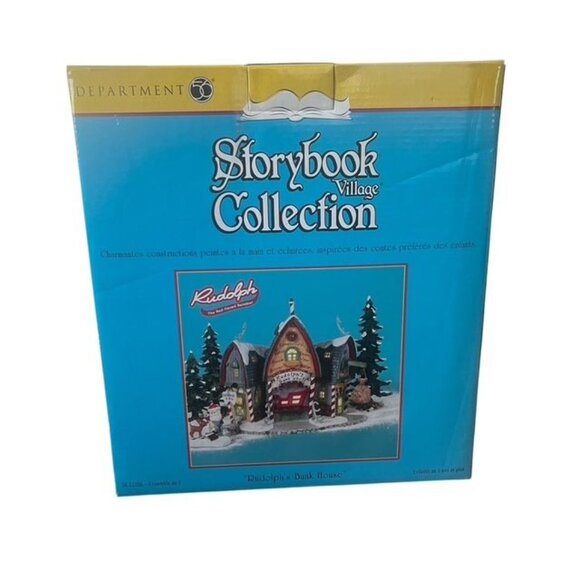 Department 56 Rudolph's Bunk House Storybook Village Collection - Picture 2 of 10